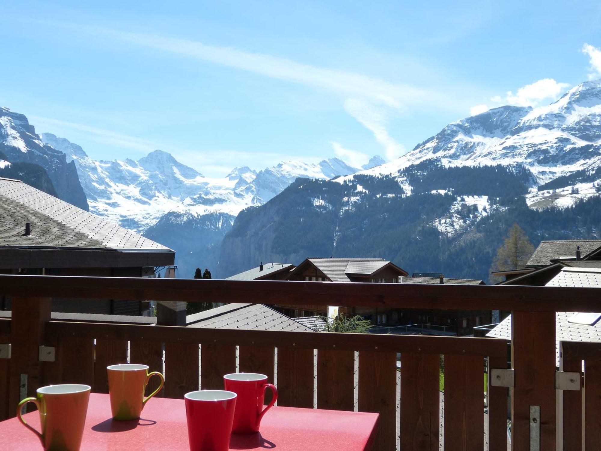 Chalet Bella Vista 6 Wengen Exteriér fotografie